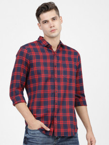 KETCH Men Checkered Casual Multicolor Shirt