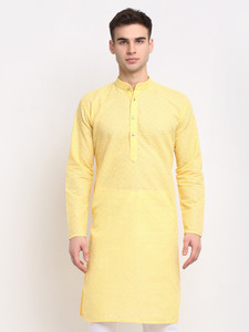 Jomper Men Solid Straight Kurta