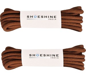 SHOESHINE Round Boot Lace Casual Hiking Shoelace 90CM 4mm Brown Shoe Lace