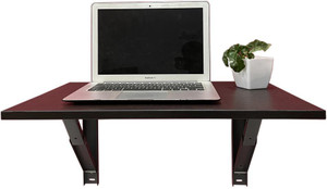 PEDPIX Multi-Purpose Wall-Mounted Study Table,Laptop Table: Perfect for Small Spaces Engineered Wood Study Table