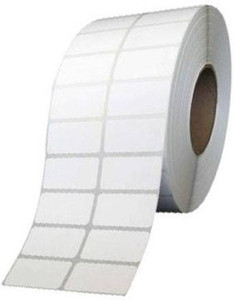 youtech 50 mm X 25 mm, (White) Direct Thermal Barcode Labels (DT), Set of 1 Roll, 4000 Labels In Roll, No Need Carbon Ribbon, Paper Label ,2’’up dt Paper Label