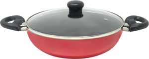 Kreme Kadai 3.5 Litre 26cm (Non Induction) Kadhai 26 cm diameter with Lid 3.5 L capacity