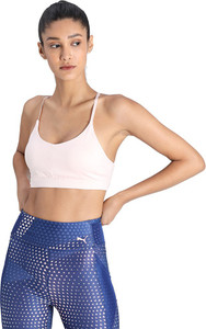 PUMA Low Impact Strappy Women Sports Lightly Padded Bra