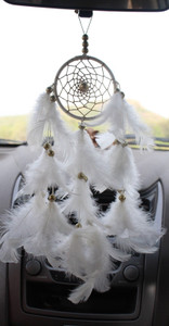 handymandy store Car white - gold Car Hanging Ornament