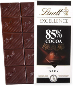 Lindt 85% Cocoa Dark Chocolate Bar 100g Gift Pack - Image 1