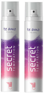 Secret Temptation Te Amo Pearl Perfume Body Spray Pack of 2 Combo (120ML each) Perfume Body Spray  -  For Women
