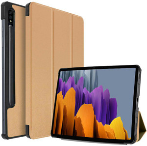HITFIT Flip Cover for Samsung Galaxy Tab S7 Plus 12.4 inch