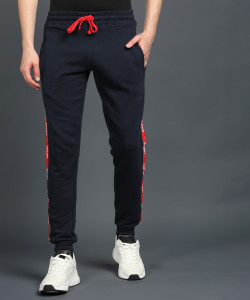 DUCATI Solid Men Dark Blue Track Pants