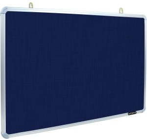 GOSHU 2 X 3 Feet Notice Premium Material Pin-up Board/Pin-up Board/Soft Board/Bulletin Board/Pin-up Display Board for Office, School and Home, (Blue, Pack of 1) Notice Board