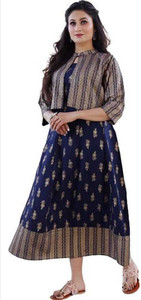 Laxmi Udhyog Women Kurta Ethnic Jacket Set