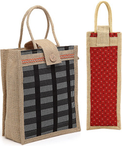 asian Men & Women Red Bottle Bag