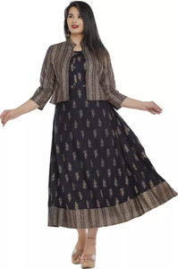 Pahnawa Fashion Women Printed Anarkali Kurta