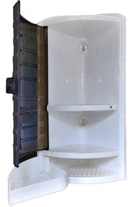 URBAN CHOICE bathroom corner rack and shelf storage Plastic Wall Shelf