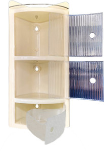 URBAN CHOICE bathroom corner rack and storage Plastic Wall Shelf