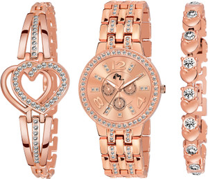 MAAN INTERNATIONAL Rose Gold-521 Analog Watch  - For Women