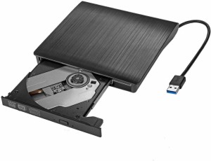 Jihaan Portable Ultra Slim CD DVD Drive External DVD Writer