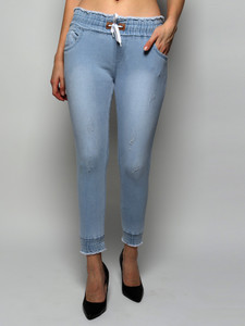 sky trendzs Jogger Fit Women Blue Jeans