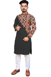Rainbow Cloths Men Kurta Pyjama Set