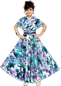 ARK DRESSES Girls Maxi/Full Length Casual Dress