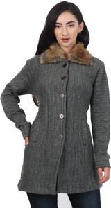 Hautemoda Wool Self Design Coat