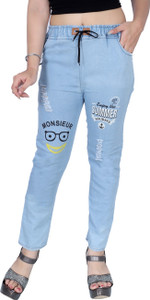 ATTIRE FASHION Jogger Fit Women Light Blue Jeans