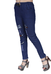 ATTIRE FASHION Jogger Fit Women Dark Blue Jeans