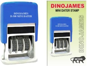 dinojames Mini Dater/Date Stamp Self Inking
