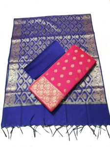 The SDF India Cotton Silk Self Design Salwar Suit Material