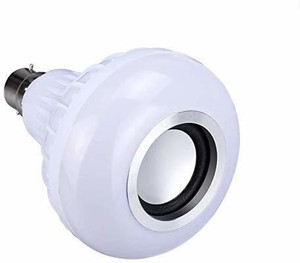 Wrapo Led Bulb with Bluetooth Speaker Music Light Bulb B22 LED White + RGB Light Ball Bulb Colorful Lamp with Remote Control for Home, Bedroom, Living Room, Party Decoration Smart Bulb Smart Bulb