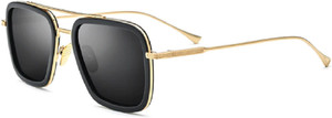 Augen Retro Square Sunglasses
