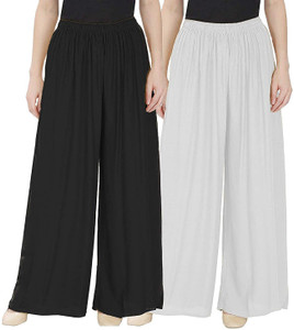 Cloud Star Regular Fit Women Black, White Trousers