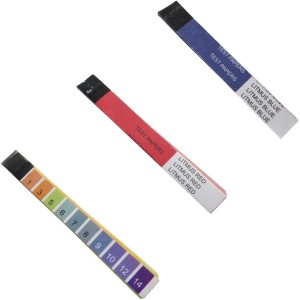 Parijata 0-14 pH Red, Blue, Yellow Litmus Papers