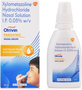 Otrivin paediatric nasal spray in 10ml, of 3pics. Manual Nasal Aspirator
