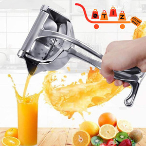 एल्युमीनियम हैंड जूसर fruits juicer hand squeezer metal simple fruit presser press extractor tool heavy duty stainless steel manual alloy instant vegetable, orange, citrus, cold mixer grinder