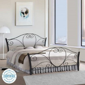 FurnitureKraft Atlanta Metal Queen Bed