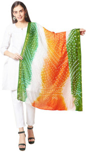 DUPATTA BAZAAR Silk Blend Printed Women Dupatta