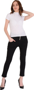 screwy Slim Women Black Jeans