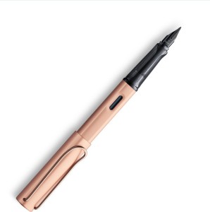 LAMY LX Medium Nib Fountain Pen with Converter Z28 and Matching Case Rose Gold Fountain Pen