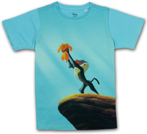 Lion King Boys Printed Polycotton Regular T Shirt