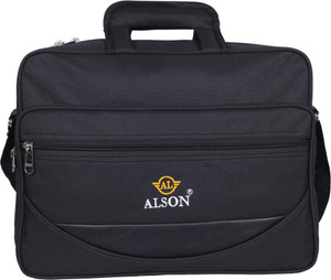 Alson Men & Women Black Messenger Bag