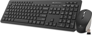 ZEBRONICS Zeb-Companion 500 Keyboard and Mouse Combo Wireless Standard Desktop Keyboard Compatible with Desktop, Laptop, Mac Easy to Use,Plug and Play,Quick, Comfy Durable body