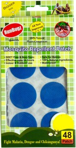 RunBugz Mosquito Repellent Patch ( Blue - Pack of 48 )