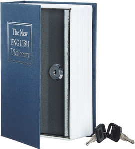 SALUANA Book Safe Dictionary Book Style Money Cash Locker Jewelry Home Hidden Safe Box Dictionary Safe Locker