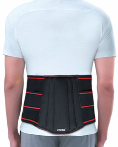 CRETO Premium LS Belt Spinal Brace waist Support for back pain slip disc(Soft elastic) Abdominal Belt