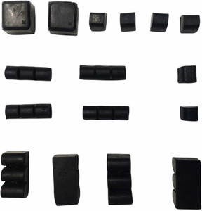 D'Mega Mart Rx 100 135 Engine Block Rubber Kit Bike Engine Guard Price ...