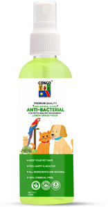 CONGO NATURAL PARROT TREAT Pure & Natural Anti-Bacterial Spray for Cleaning Pet House | Bird Cage and All Your Pet Toys 200ml Pet Cage Cleaner