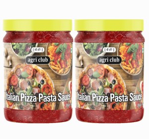AGRI CLUB Italian Pizza Pasta Sauce 200gm(Pack of 2) Sauce