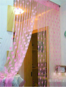Panipat Textile Hub 213 cm (7 ft) Polyester Door Curtain Single Curtain