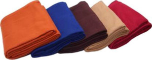 kirshinaENTERPRISES Solid Single Fleece Blanket for  AC Room