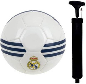JOJOMART COMBO MADRID FOOTBALL WITH AIR PUMP Football - Size: 5